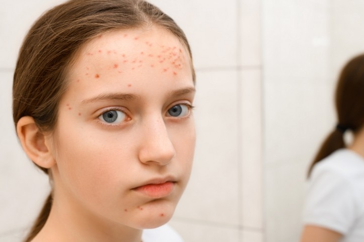 "More than half (54%) of teens reported experiencing acne, but only 18% reported utilizing products with benzoyl peroxide, and 17% reported utilizing products formulated with salicylic acid - despite these ingredients being two of the most common for treating and preventing breakouts." © soleg Getty Images