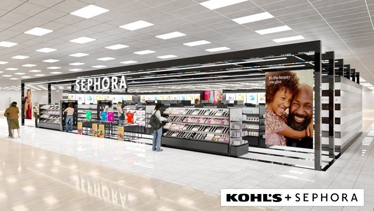 Sephora at Kohl's department stores next-gen beauty retail